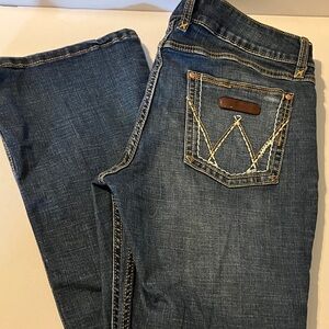 Wrangler Boot Cut Denim Jeans 13x32